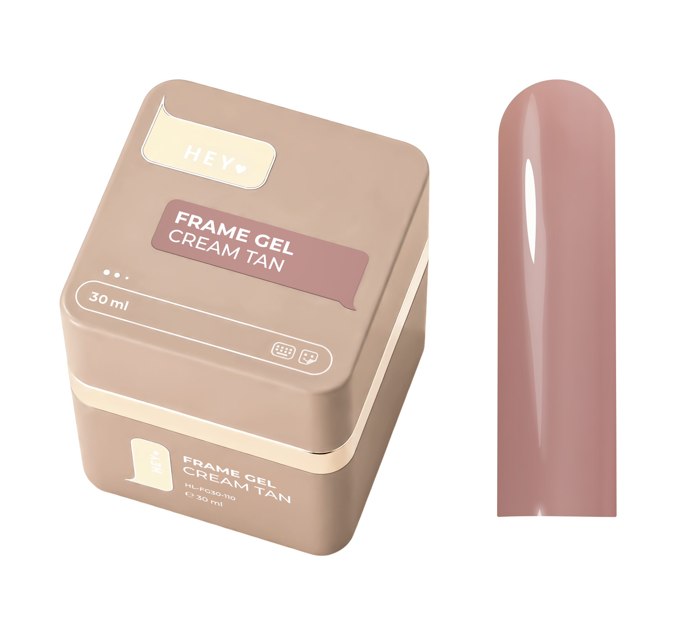 HEYLOVE. Frame Gel, CREAM TAN, with pump 30 ml